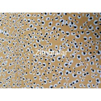 Tecido Popeline Amarelo Manchas Leopardo 1.50m largura, Le Tissu By Domotex